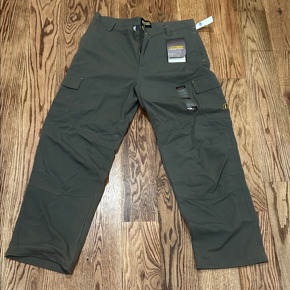 Men’s Ironclad 38 regular work pants gray NWT